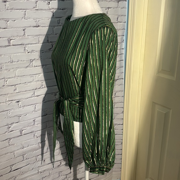 Green gold top by Seen Worn Kept - Picture 7 of 10